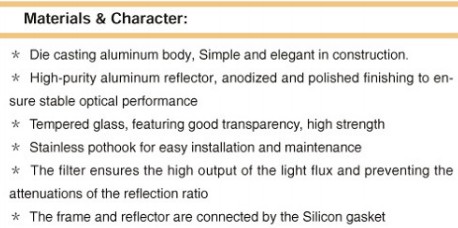 IP65 Installment diameter 60mm Street lights 