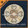 Natural Marble Floor Medallions / Customized Waterjet Medallion