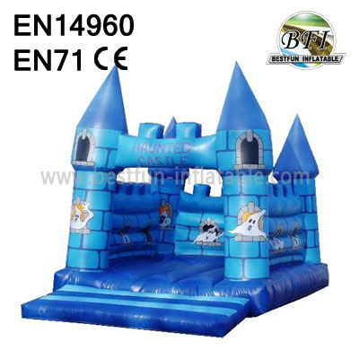 Blue Holiday Inflatable Haunted Castle