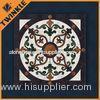 Waterjet Marble Floor Medallions / Natural Marble Paving Medallions