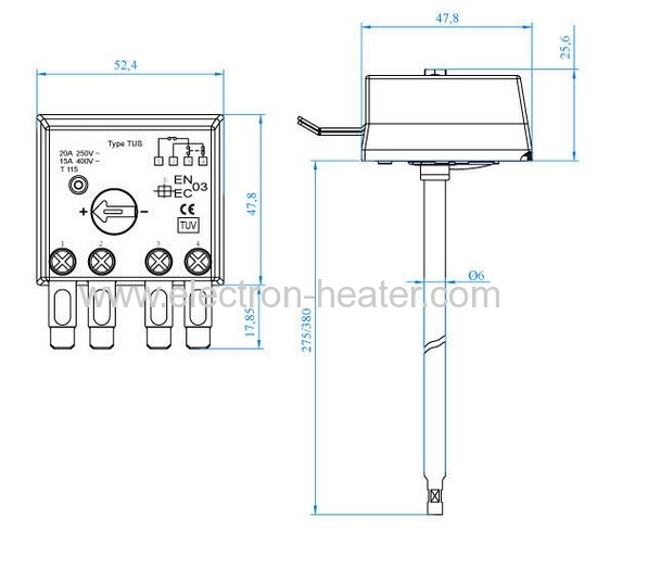 Electric Thermostat for Water Heater