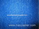 Blue Plastic Fence Netting , Hdpe Anti UV Screen Net Safety Barrier