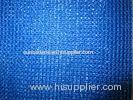 Blue Plastic Fence Netting , Hdpe Anti UV Screen Net Safety Barrier