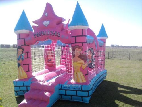 Mini Pink Children Princess Inflatable Castle