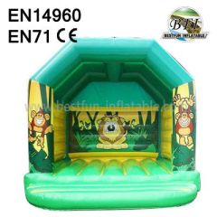 Jungle Inflatable Small House Castle Bouncer