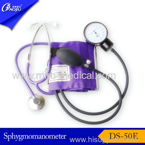 Sphygmomanometer with stethoscope kit with large manometer