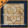 Irregular Beige Natural Stone Mosaic Customzied For Floor Paviing