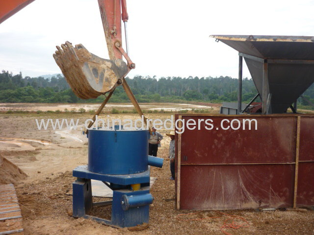 Chinese gravity gold separator