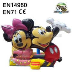 Hot Sale Inflatable Mickey And Minnie Bouncer