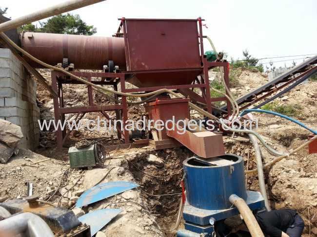 Chinese gravity gold separator