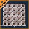 Natural Stone Floor Mosaic Patterns For Paving / Surface Polished
