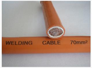 High heat resistant copper conduct rubber insulated welding cable