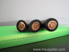 High heat resistant copper conduct rubber insulated rubber cable