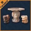 Marble Carved Garden Furniture With Outdoor Decor Bench And Table