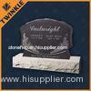 Upright Granite Memorial Monuments For Black Granite Tombstone