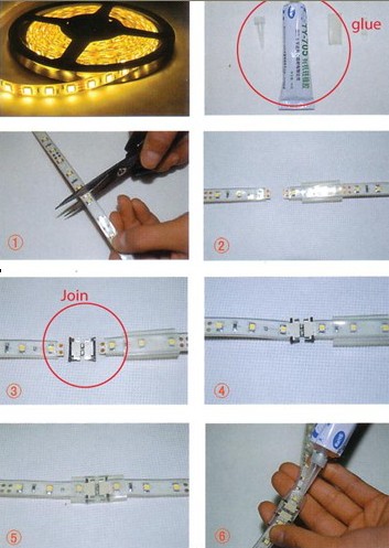 IP67 outdoor waterproof Double Line 120pcs 5050 SMD LED strip light