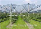 Agriculture Dark Green HDPE Anti Hail Nets , 10% - 20% Shade Rate