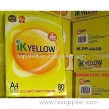 A4 IK Yellow copy paper