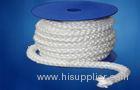 Electric insulation White Glass Fiber Rope As Gasket / Seal