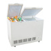 198L R600a double door opening freezer