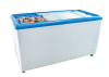 glass door 500L chest freezer