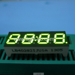 4-Digit 7mm (0.28") Anode Green 7- Segment LED Display