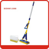 26.5*9.5*3cm Butterfly Yellow+blue Steel Pole sponge Mop