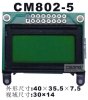 8x2 lcd display with yellow green backlight ,SPLC780 controller (CM802-5)