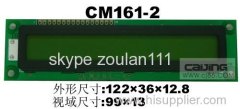 16 charactersx 1 lines lcd display module (CM161-2)