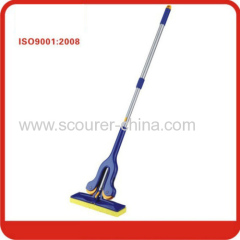 Disassembly soft butterfly Sponge Mop with Wringer Lever