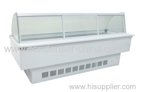 718L Curved frozen food display cabinet