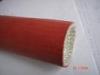 Fireproof Silicone Coated Fiberglass Sleeve , Electric Insulation