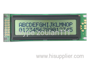 16x2 Fstn lcd module with black characters on white backgroud (CM162-15)