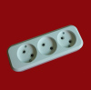 3 gang extension socket european style