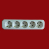 good quality european style extension socket with earthing and switch