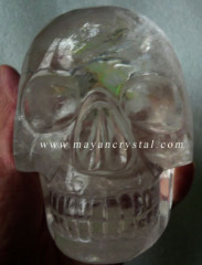 Mayan Crystal Skull Carving