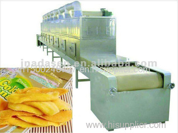 microwave drying machine for sweet lemon slice--microwave fruit slice dryer equipment