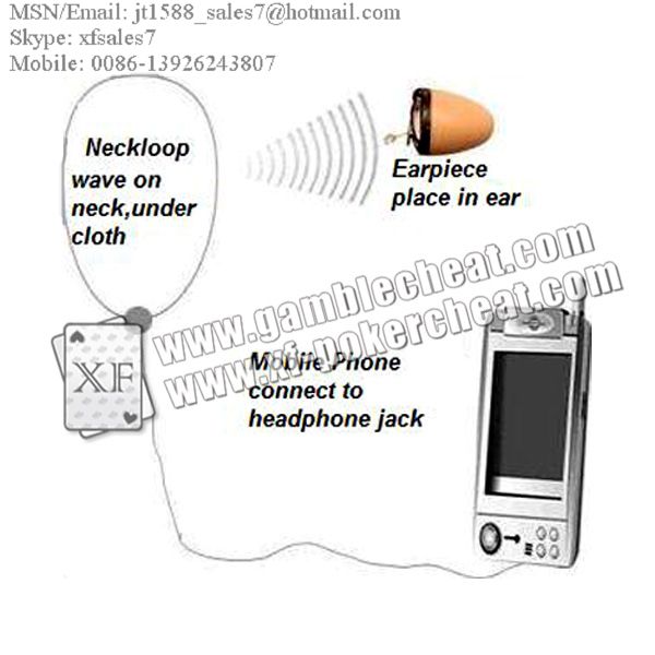 XF Wireless Micro Headset|Wireless Hidden Headset/poker cheat/marked cards