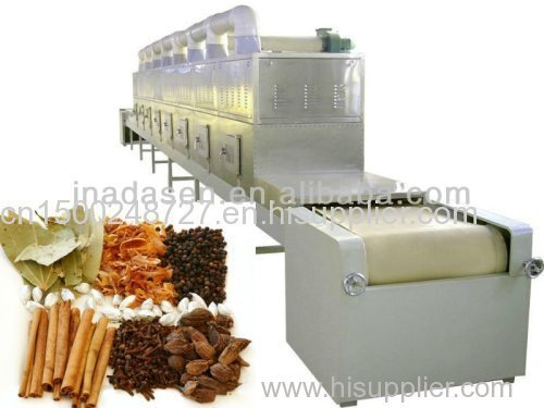 microwave spices sterilization equipment--microwave sterilizer machine for condiment, spice