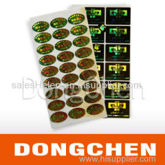 2013 cheap custom make hologram stickers