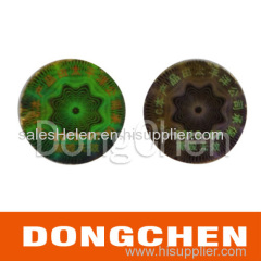 2013 cheap custom make angle change hologram sticker