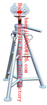Cable drum jacks/ Triangular spiral of pay-off stand