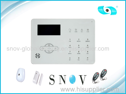 Touch Keypad Wireless PSTN Alarm System