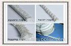 White Asbestos Square Rope , Asbestos Tape 250-450 Refractoriness