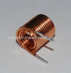 Spring air coil inductors