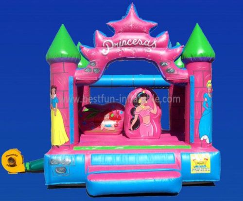 Girls Inflatable Princess Bouncy Castle