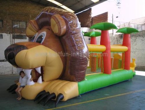 Lion Inflatable Bouncer House For Kids Party