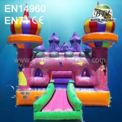 Inflatable Princess Bouncy Castle Jump For Fun