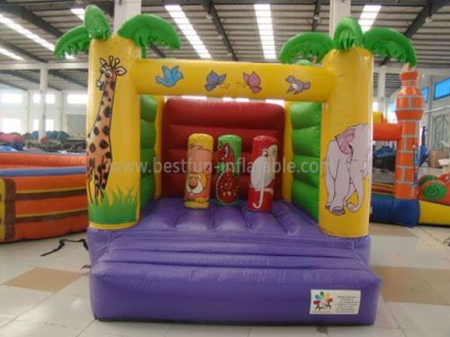 Jungle Theme Moonwalk Party Inflatable Bouncers