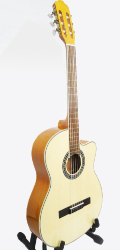 39" guitar model zp320 top: engelmann spruce, back and side:Sapele, neck:mahogany,